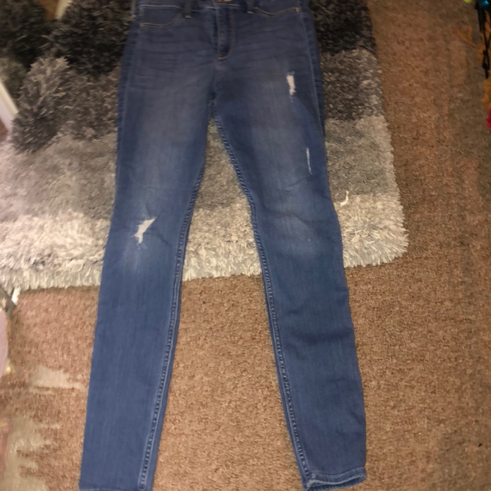 Hollister ripped jeans